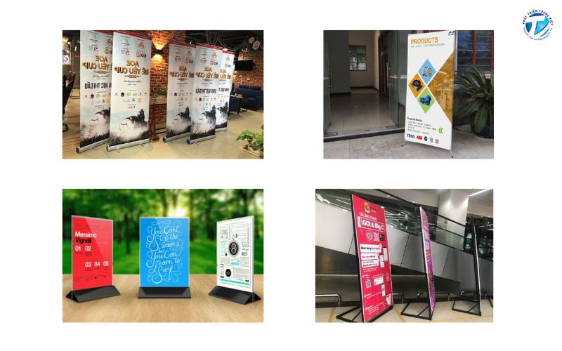 Lựa chọn kích thước standee phù hợp với nhu cầu